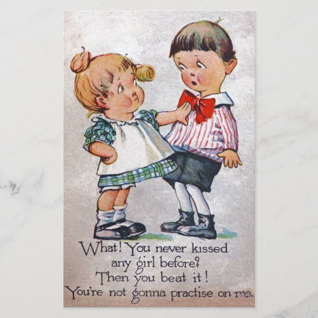 N'a jamais embrassé une fille ? (Devant)