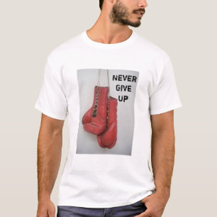N'abandonnez jamais le T-shirt de gants de boxe