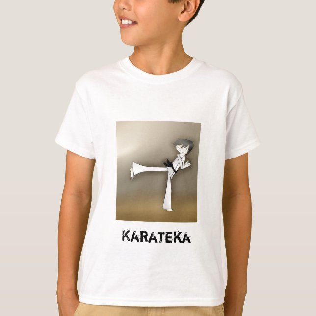 N'abandonnez jamais le T-shirt Karateka de Karate (Devant)