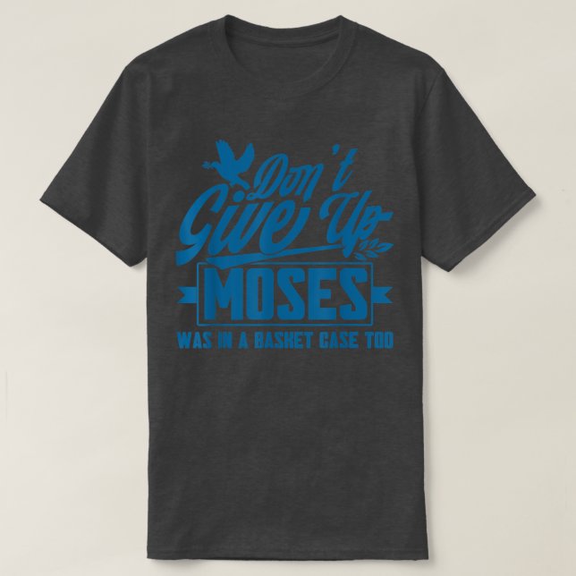 N'abandonnez pas la foi chrétienne T-shirt (Design devant)