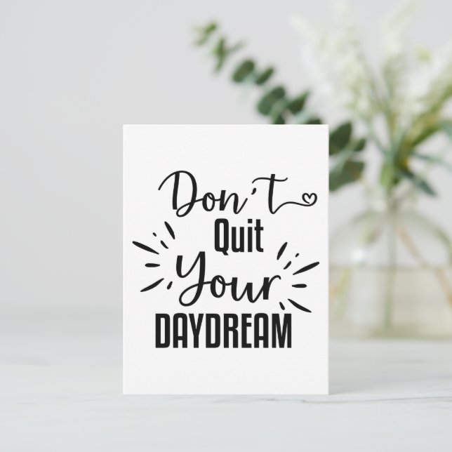 N'abandonnez pas votre rêve de jour Invitation & F (Debout devant)