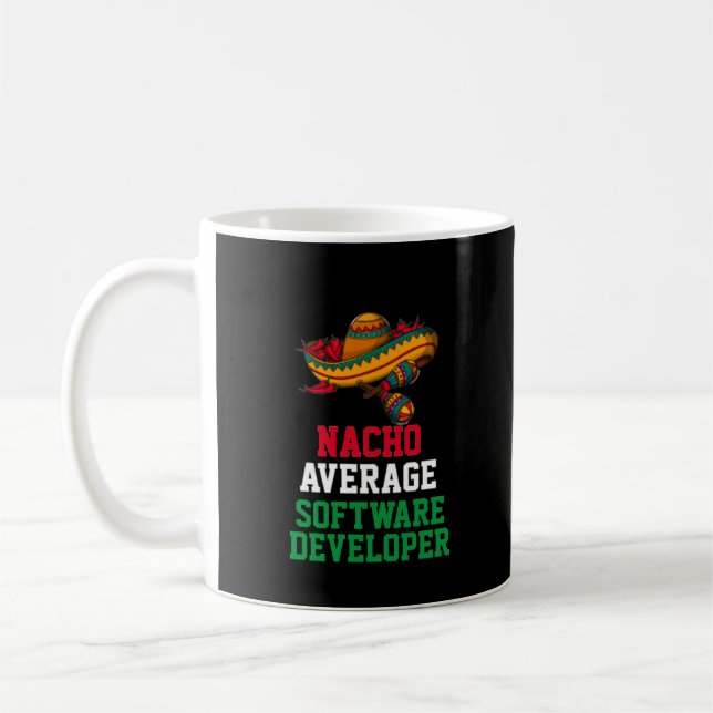 Nacho Moyenne des développeurs de logiciels Mug (Gauche)