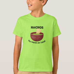Nachos, La Salade Mexicaine - T-Shirt De Base Pour