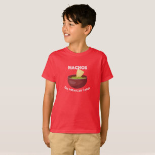 Nachos, La Salade Mexicaine - T-Shirt De Base Pour