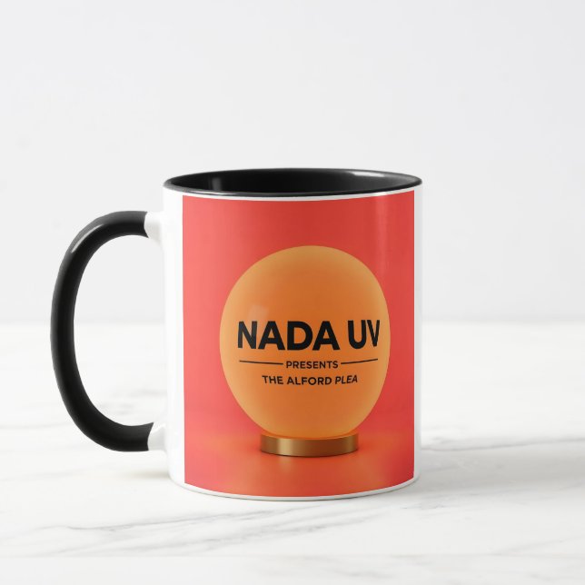 Nada UV presents The Alford Plea - promotional mug (Gauche)
