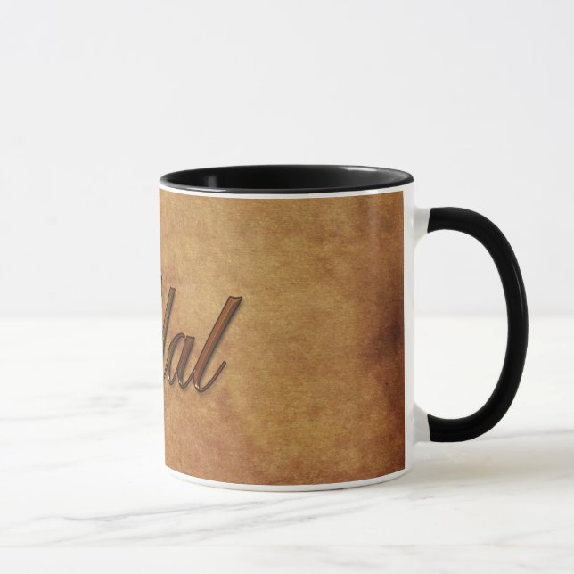 NADAL Nom Marqué Cadeau Boire Mug (Droite)