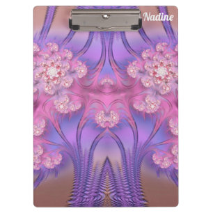 NADINE ~ PASTEL 3D! Rose, Mauve Porte-bloc CLAIR