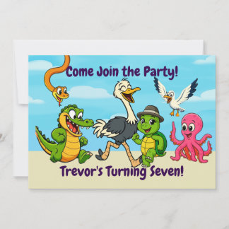 Nae Nae & Lulu Adventure Party Invitation