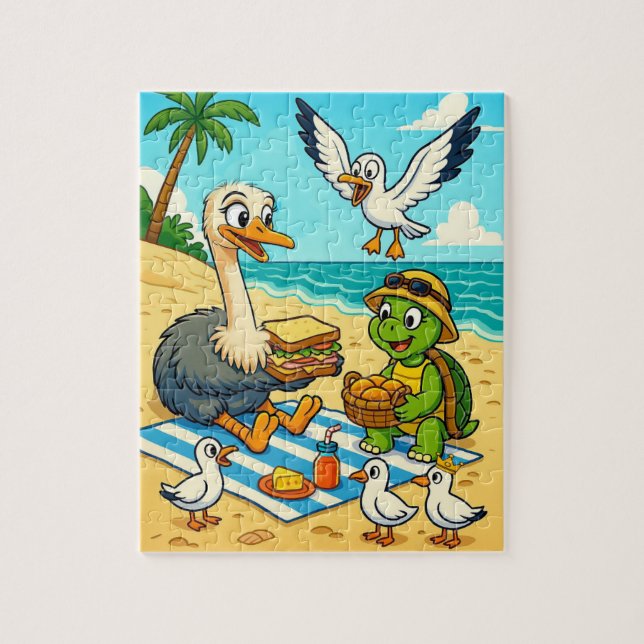 Nae Nae & Lulu Adventures Page de puzzle de pique- (Vertical)