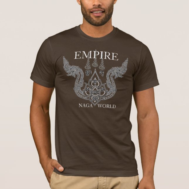 Naga(Dragon)World - T-shirt en toile Bella de base (Devant)