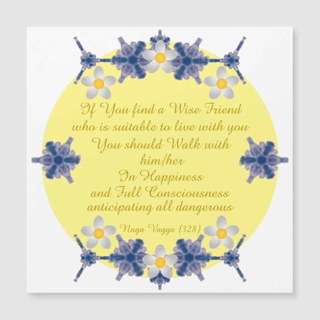 Naga Vagga (328) avec Motif violet et bleu & LYB (Devant)