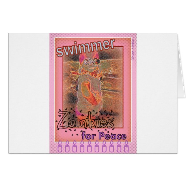 "Nager pour la paix" (Devant horizontal)