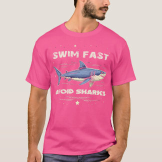 nager rapidement éviter requins TShirt