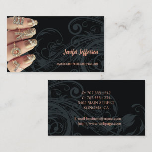 Nail Salon Carte de visite
