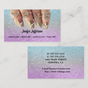 Nail Salon Carte de visite