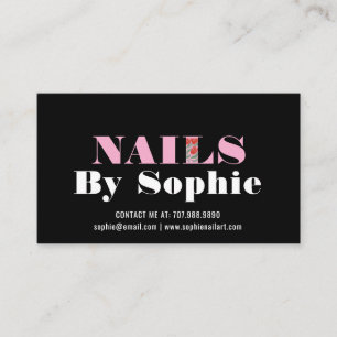Nail Tech Nail Art Carte de visite