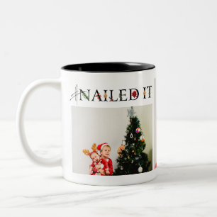#NailIt Holiday Photo Mug