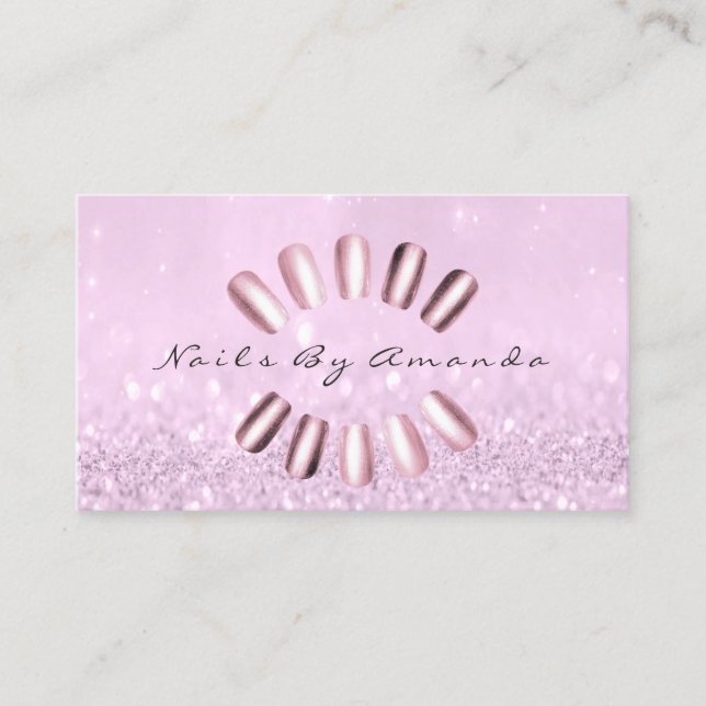 Nails Artiste Maquillage Lavande Rose Rendez-vous (Devant)