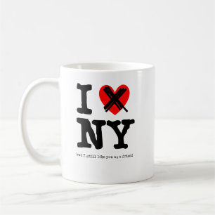 N'aime pas New York Mug Humoristique Drôle