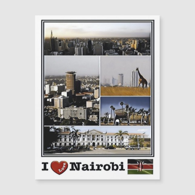 Nairobi - I love Mosaic - Kenya - (Devant)