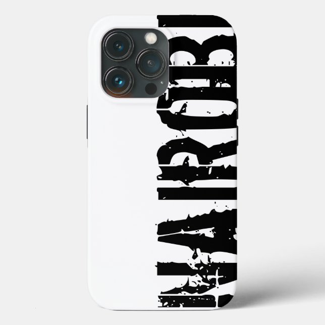 Nairobi - Style Urbain, coque iphone Noir Et Blanc (Verso)