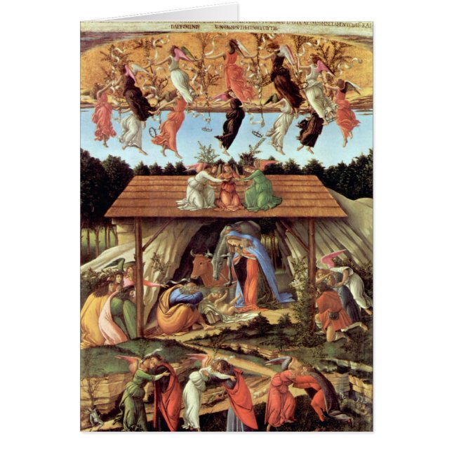 Naissance du Christ, Nativité mystique de Botticel (Devant)