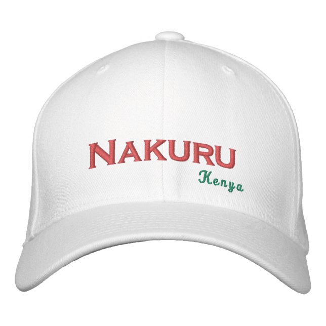 Nakuru - Casquette de baseball brodé du Kenya (Devant)
