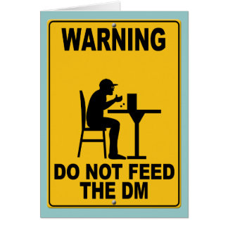 N'alimentez pas le DM