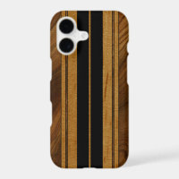 Nalu Mua Faux Bois de Koa Planche de Surf Noir