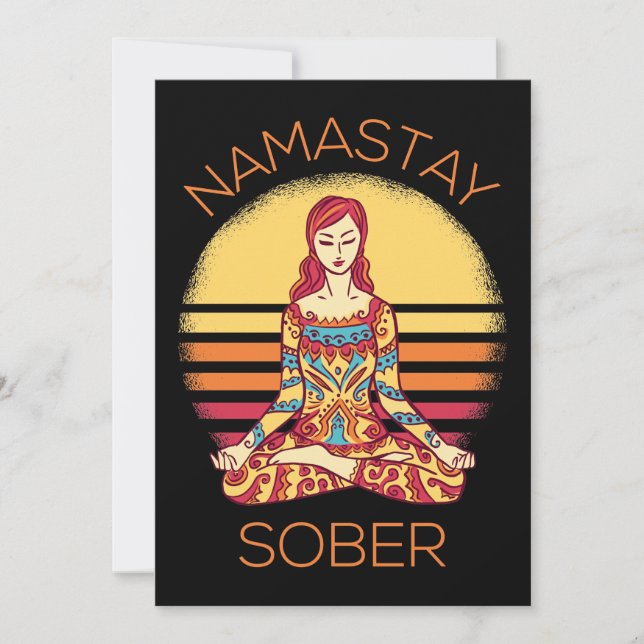 Namastay Sober I (Devant)