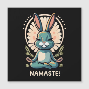 namaste bunny yoga méditation lapin