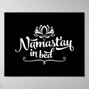 Namaste Funny Quote Poster
