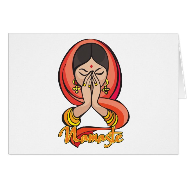 Namaste indou (Devant horizontal)