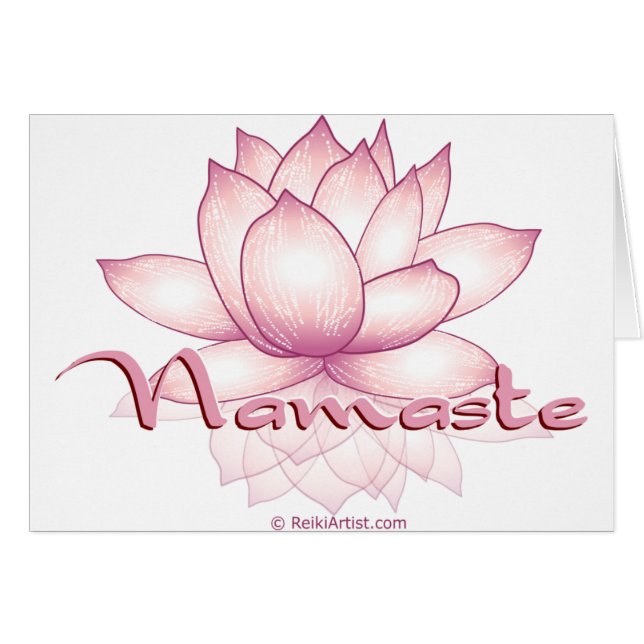 Namaste Lotus rose (Devant horizontal)