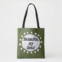 Namaste Mon Cher - Sac Cabas Vert