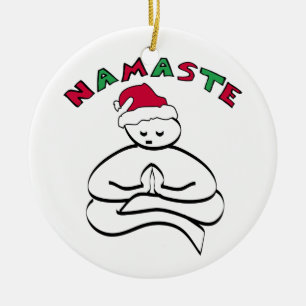 Namaste Noël Bouddha Ornement