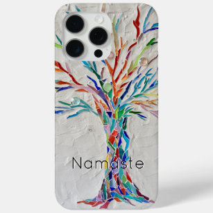 Namaste Rainbow Tree Coque-Mate coque iphone