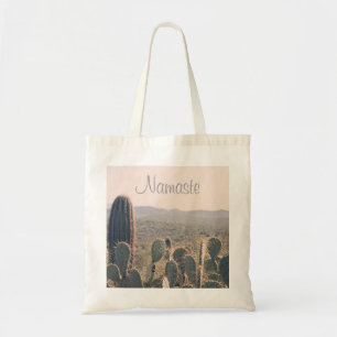 Namaste - sac fourre-tout aux cactus de