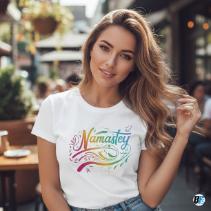 Namaste T-Shirt de Yoga de Méditation Spirituell