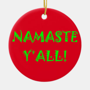 Namaste Y'All - Les ornements de Noël du Yoga