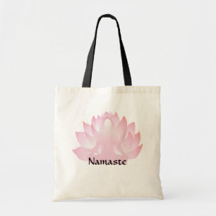 Namaste Yoga Lotus Pose Sac fourre-tout budgétaire