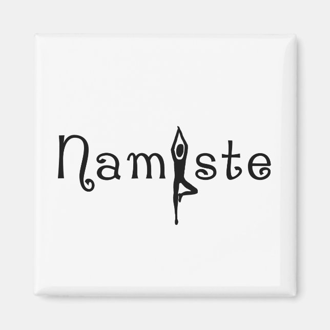 Namaste Yoga Magnet (Devant)