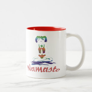 Namaste-Yoga Mug avec citation zen.