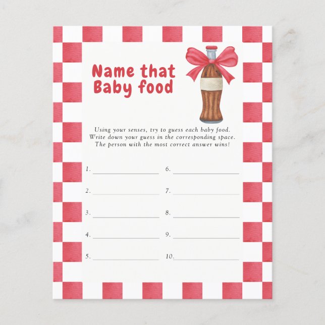 Name that baby food Soda Bottle (Devant)