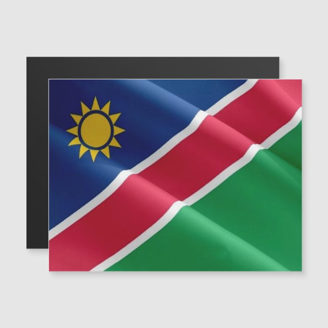 Namibie - Drapeau d'agitation - (Devant / Derrière)