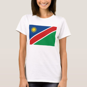 Namibie Drapeau x Carte T-shirt