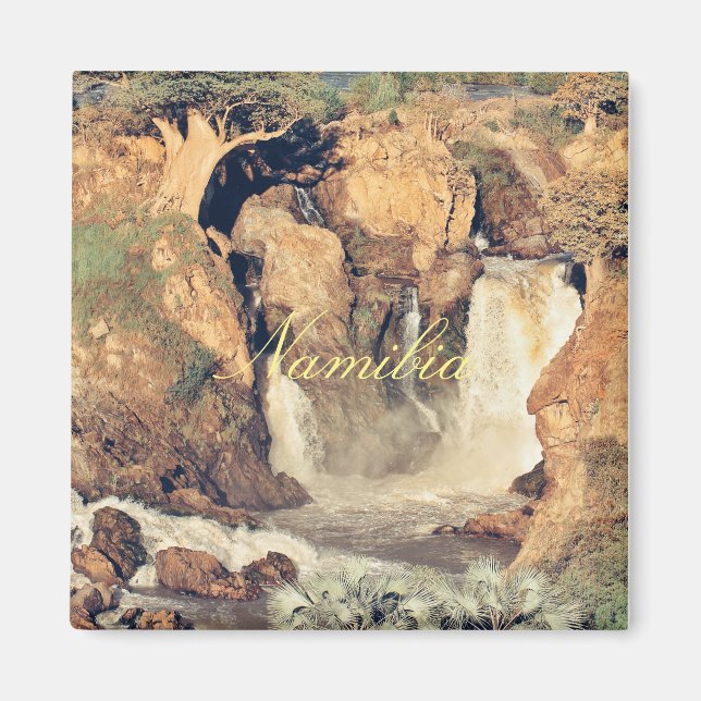 Namibie Epupa Falls Paysage naturel Magnet (Devant)