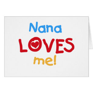 Nana aime mes t-shirts et cadeaux