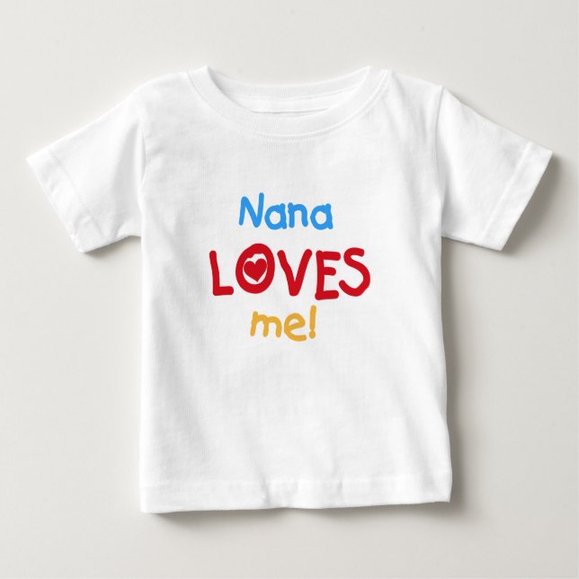 Nana aime mes t-shirts et cadeaux (Devant)