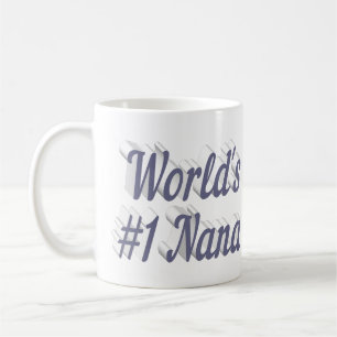 Nana gris demi-texte tasse de café